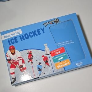 3/$30 Discovering Ice Hockey Book and Magnet Set